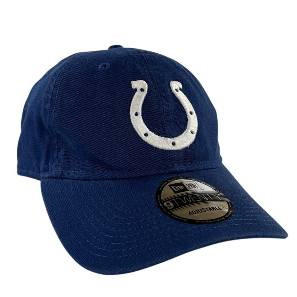 New Era 9Twenty Indianapolis Colts Classic Adjustable Cap - Blue White - OS